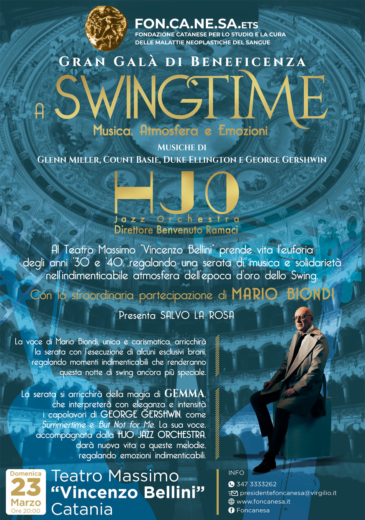 locandina concerto a swing time